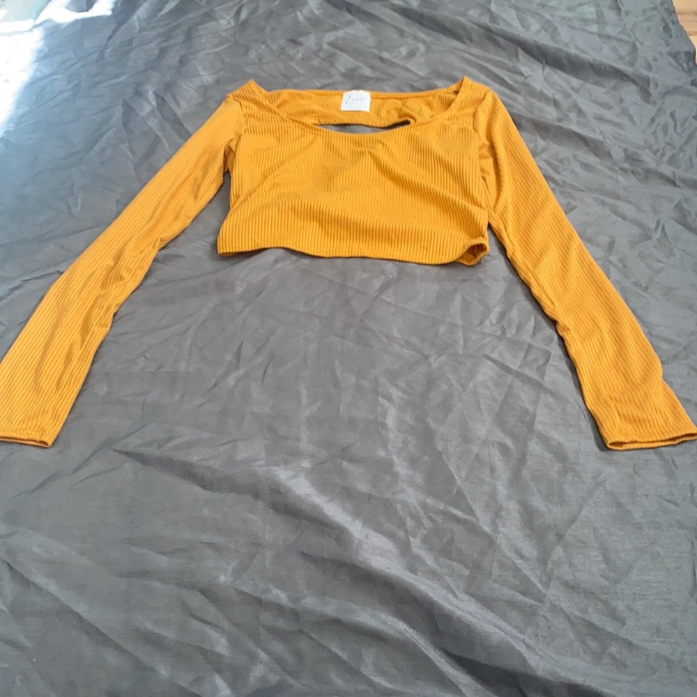 Livi long sleeve crop top